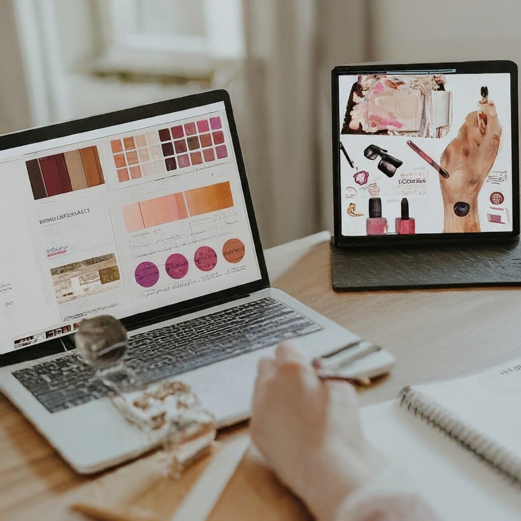 Online Shopping Cosmetic Products